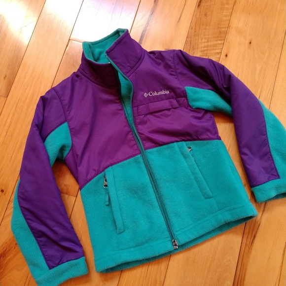 Adorable Teal & Purple Jacket - Picture 2 of 3